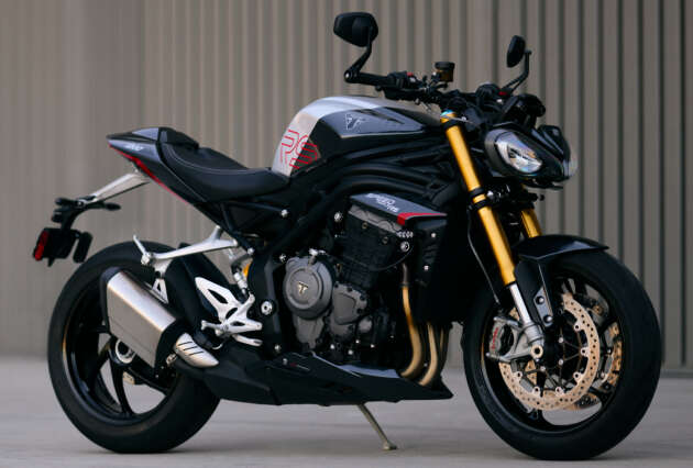 2025 Triumph Speed Triple 1200 RS – more power, improved Ohlins semi-active suspension