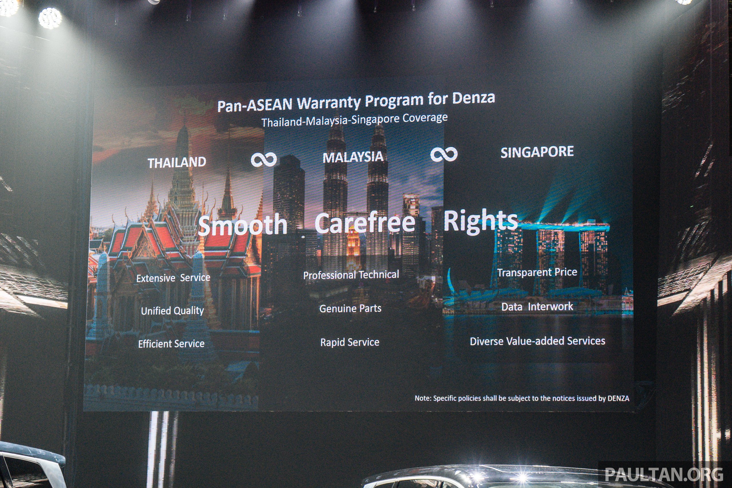 Denza launches Malaysia-Singapore-Thailand cross-border warranty service, for frequent travellers