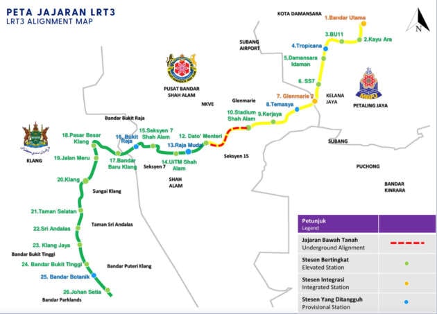 LRT3 Shah Alam Line expected to begin operations by December 31, now in final phase of testing  – Loke