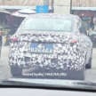 2025 Proton Saga MC3 spotted with headlamps almost fully covered – LED headlamps for first time on Saga?