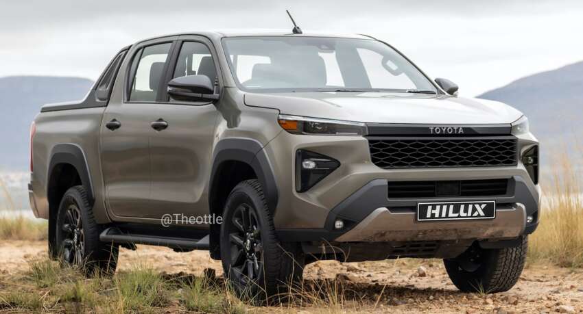 2025 Toyota Hilux Travo – ninth-gen pick-up rendered 1883731
