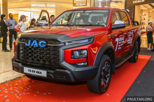JAC T9 EV, PHEV, diesel akan CKD melalui FT Assembly – trak pikap EV, PHEV pertama pasang di Malaysia