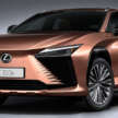 2025 Lexus RZ debuts – new 550e F Sport, steer-by-wire, simulated manual shifts; up to 575 km EV range