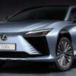 2025 Lexus RZ debuts – new 550e F Sport, steer-by-wire, simulated manual shifts; up to 575 km EV range