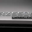2025 Lexus RZ debuts – new 550e F Sport, steer-by-wire, simulated manual shifts; up to 575 km EV range