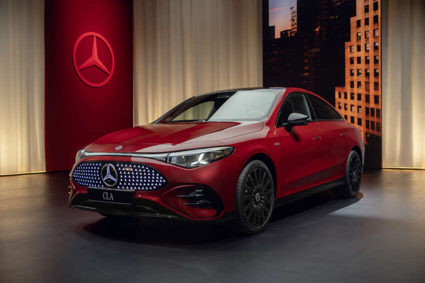 2025 Mercedes-Benz CLA – 3rd-gen C178 debuts as EV with up to 792 km range, MB.OS; hybrid to follow 1890704