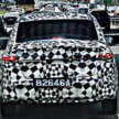 2025 Proton Saga MC3 spotted with headlamps almost fully covered – LED headlamps for first time on Saga?