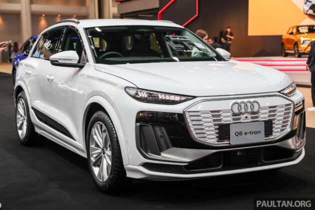 Bangkok 2025: Audi Q6 e-tron EV – 270 kW DC brings 10-80% recharge in 21 mins, up to 625 km range WLTP