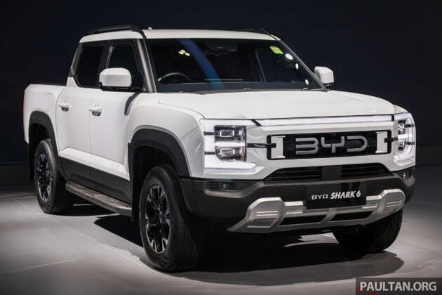 BYD Shark 6 open for booking in Thailand – RM221k est; PHEV pick-up; 436 PS, 650 Nm, 100 km EV range