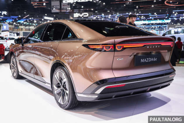 Bangkok 2025: Mazda 6e previewed – 552 km EV based on Deepal L07, RHD for Thailand, coming to Malaysia?