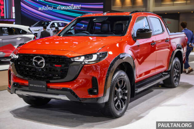 Bangkok 2025: Mazda BT-50 facelift – four variants, 1.9L and 3.0L turbodiesels; from RM100k in Thailand