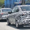 2025 Proton Saga MC3 spotted with headlamps almost fully covered – LED headlamps for first time on Saga?