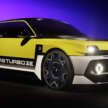 Renault 5 Turbo 3E – 544 PS RWD EV hot hatch, in-wheel motors, 0-100 km/h 3.5 secs, drift handbrake!