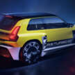 Renault 5 Turbo 3E – 544 PS RWD EV hot hatch, in-wheel motors, 0-100 km/h 3.5 secs, drift handbrake!