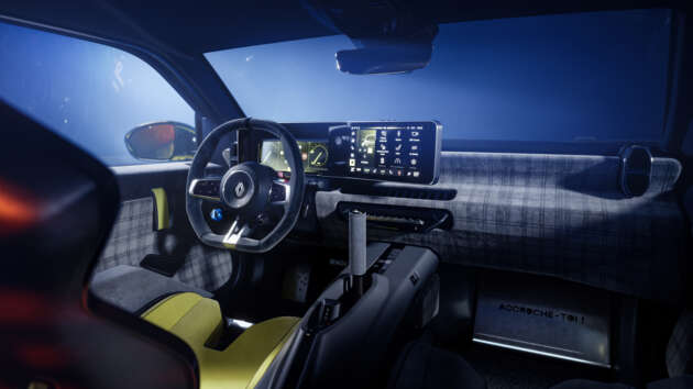 Renault 5 Turbo 3E – 544 PS RWD EV hot hatch, in-wheel motors, 0-100 km/h 3.5 secs, drift handbrake!
