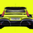 Renault 5 Turbo 3E – 544 PS RWD EV hot hatch, in-wheel motors, 0-100 km/h 3.5 secs, drift handbrake!