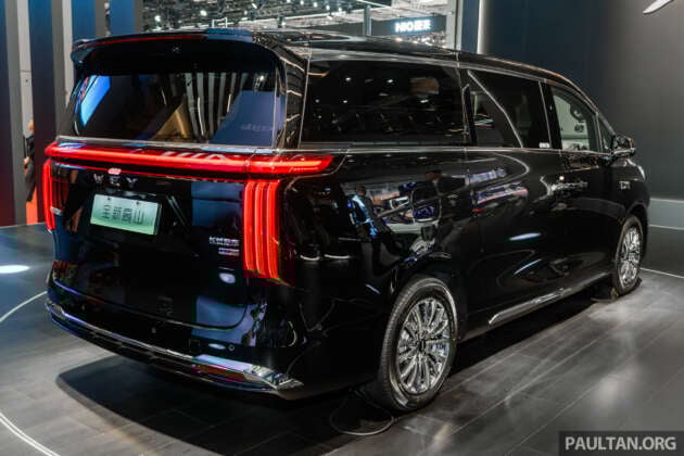 GWM Wey 80 Gaoshan 9 debuts in Shanghai – longer 6-seat luxury version of Malaysia-bound MPV