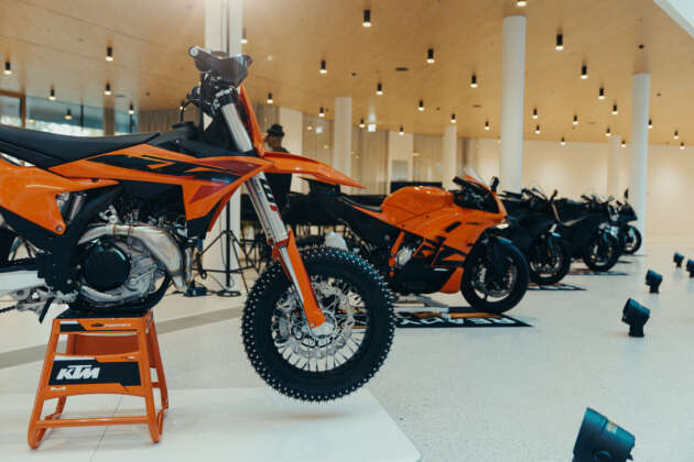 KTM halts motorcycle production due to lack of parts