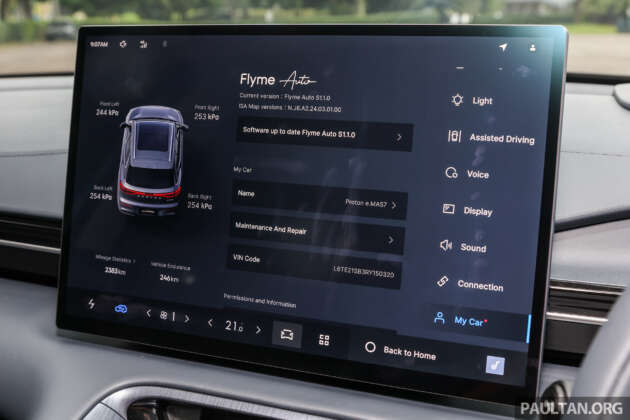 Proton eMas 7 kemaskini OTA — Apple CarPlay dan bunyi ais krim diperbetul Julai, Android Auto Disember