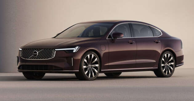2025 Volvo S90 facelift debuts with heavily revised looks – mild hybrid or PHEV with up to 80 km EV range