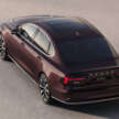 2025 Volvo S90 facelift debuts with heavily revised looks – mild hybrid or PHEV with up to 80 km EV range