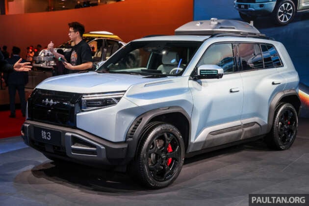 BYD Tai 3 in Shanghai – Fangchengbao’s first EV, up to 421 PS, 501 km CLTC range; sold globally as Denza?