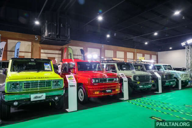 Bangkok 2025: DAMD transforms Suzuki Jimny into Lancia Delta, Defender, G-Wagen and… its former self