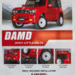 Bangkok 2025: DAMD transforms Suzuki Jimny into Lancia Delta, Defender, G-Wagen and… its former self