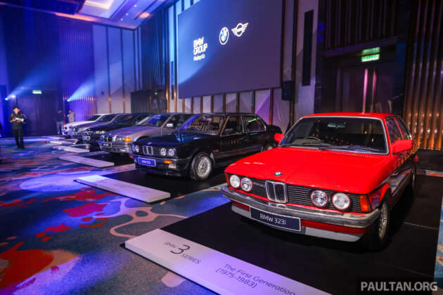 Fifty years of the BMW 3 Series – sports sedan icon’s family gathering featuring E21, E30, E36, E46, E90, F30