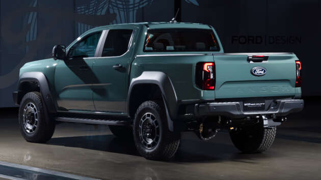 Ford Ranger Super Duty – hardcore work truck with off-road tyres, steel bumpers, snorkel, higher GVM