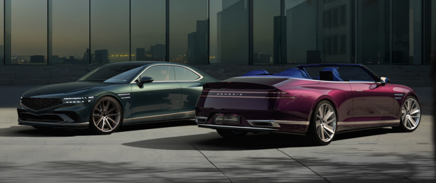 Genesis X Gran Coupé, Convertible Concepts revealed – 2-door show cars based on G90 luxury sedan