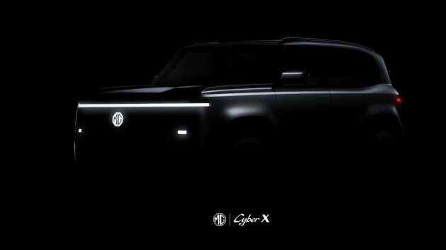 MG Cyber X muncul dalam teaser – SUV EV besar yang akan buat penampilan di Auto Shanghai 2025