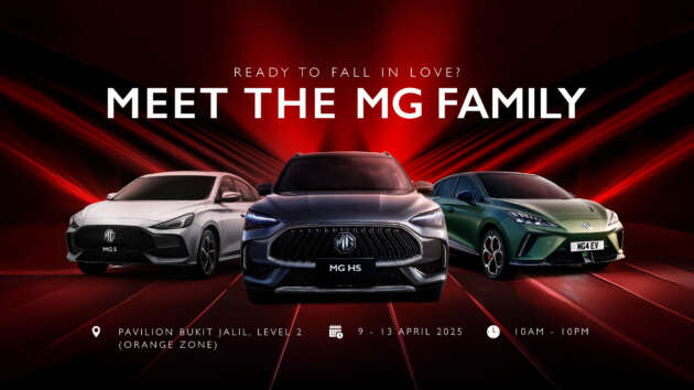 Enjoy rebates of up to RM10,000 on a new MG at Pavilion Bukit Jalil this weekend, April 9 to 13!