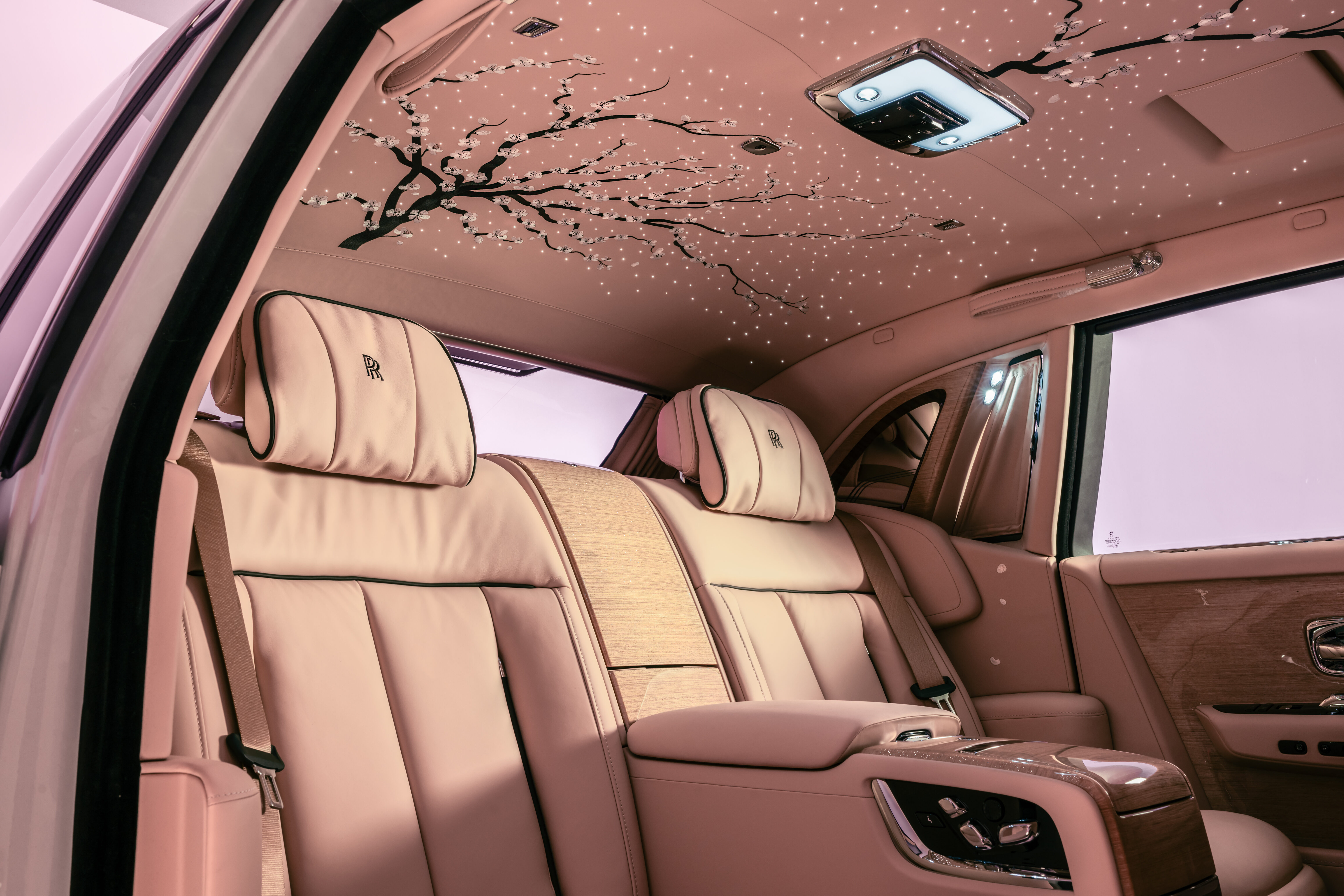 Rolls-Royce Phantom Cherry Blossom is a one-off sakura-inspired chariot for a Japanese client