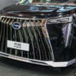 GAC M8 PHEV open for booking in Malaysia, from RM333k; 120 km EV range, 1,032 km combined range
