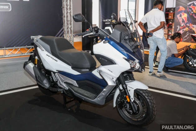 Moda Shifter 400X scooter at MAS 2025 – 333 cc, 29 hp, launching in Malaysia later this year?