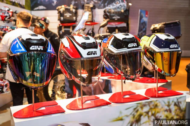 GIVI and Hevik show latest helmet and riding gear at Malaysia Auto Show 2025, prices from RM360