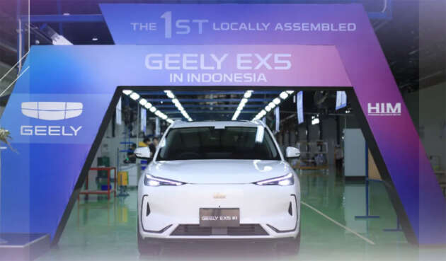 Geely EX5 EV trial production starts in Indonesia – mass CKD of Proton eMas 7 twin to start in Q4 2025