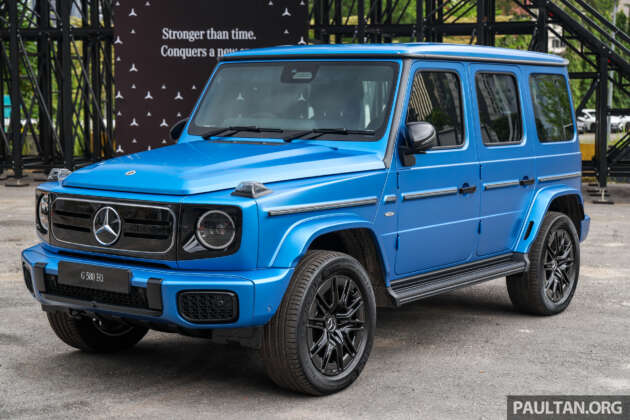 Mercedes-Benz G580 2025 dilancar untuk pasaran Malaysia – empat motor elektrik, 587 PS, dari RM959k