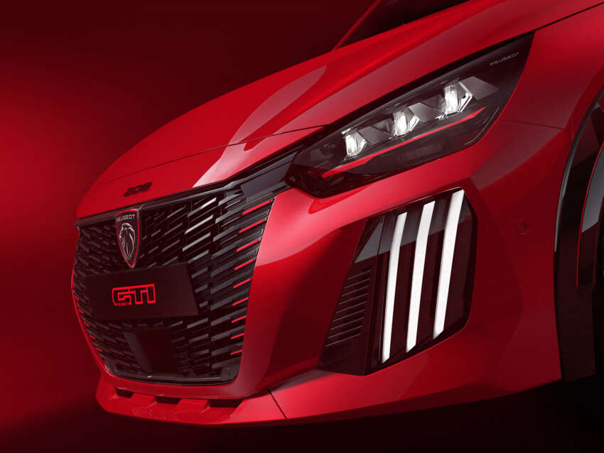 Peugeot e-208 GTi unveiled – hot hatch turns EV with 280 hp/345 Nm, 0-100 km/h 5.7 s; 350 km range WLTP 1927094