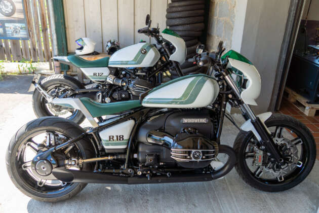 BMW Motorrad presents “The Speed Sisters” by [WOIDWERK] – custom builds based on R18 and R12