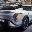 Kia EV4 sedan shown at GIIAS 2025 – 204 PS FWD; two battery sizes, up to 630 km range WLTP