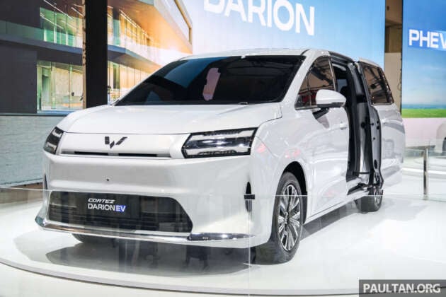 Wuling Cortez Darion MPV shown at GIIAS 2025 – EV and PHEV, up to 1,000 km combined hybrid range