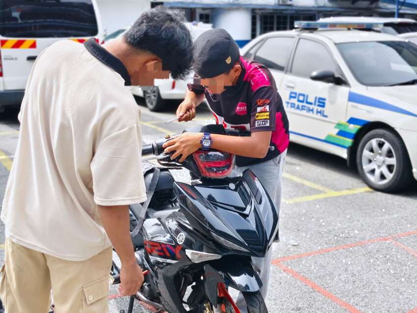 KL Traffic Police continue crackdown on noisy bikes 1941920