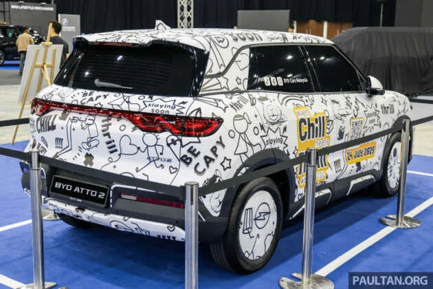 BYD Atto 2 dipertontonkan eksklusif di PACE 2025 – jarak gerak hingga 350 km, dilancarkan pada 24 Julai