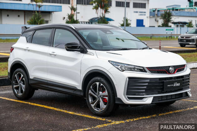 Proton X50 2025 dilancar di Malaysia – tiga varian, 1.5L empat-silinder 181 PS/290 Nm, dari RM86k