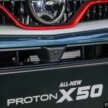 2025 Proton X50 facelift launched – major redesign, 181 PS 1.5L turbo 4-cyl, RM4k rebate, from RM86k