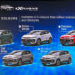 2025 Proton X50 facelift: full pics, specs and variant breakdown of major refresh; brief driving impressions