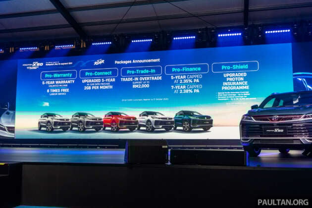 2025 Proton X50 facelift launched – major redesign, 181 PS 1.5L turbo 4-cyl, RM4k rebate, from RM86k