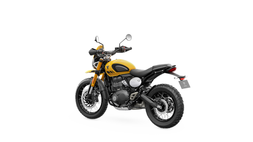 Triumph Scrambler 400 XC didedah – penampilan lebih lasak, rim spoked 19 inci depan dan 17 inci belakang 1938894